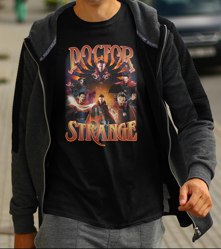 Doctor Strange Multiverse Collage T-Shirt