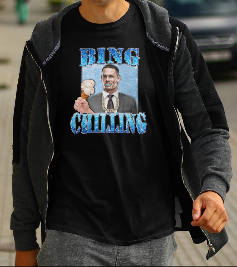 Hard Merch Bing Chilling Ice Cream Suit John Cena T-Shirt