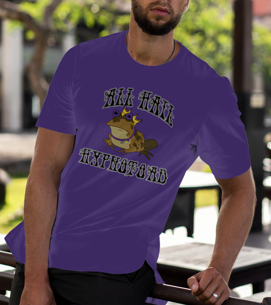 All Hail Hypnotoad Purple Crowned T-Shirt