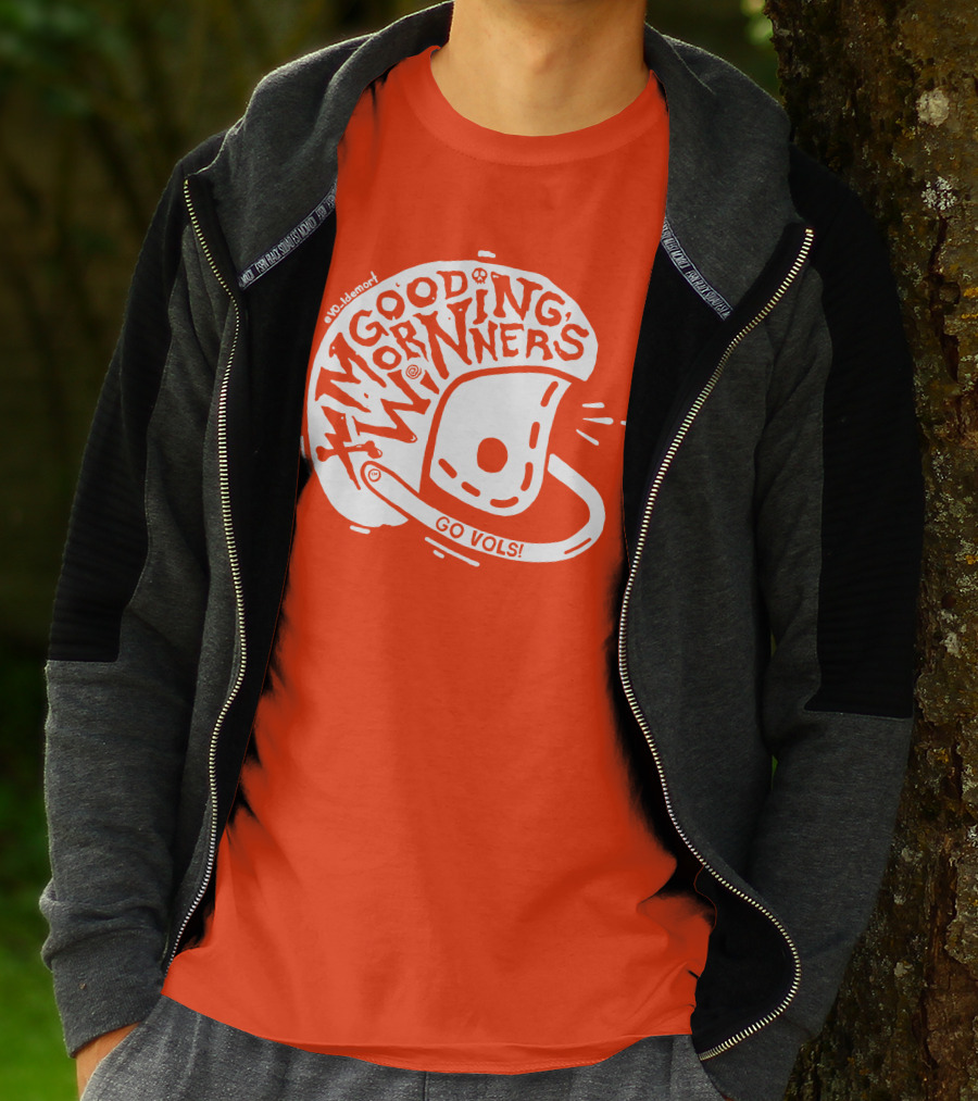 Good Morning Winners Go Vols Football Helmet T-Shirt