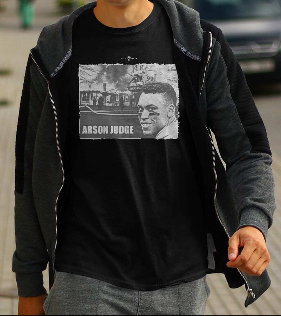 Rotowear Arson Judge Fire Smoke Baseball 99 T-Shirt