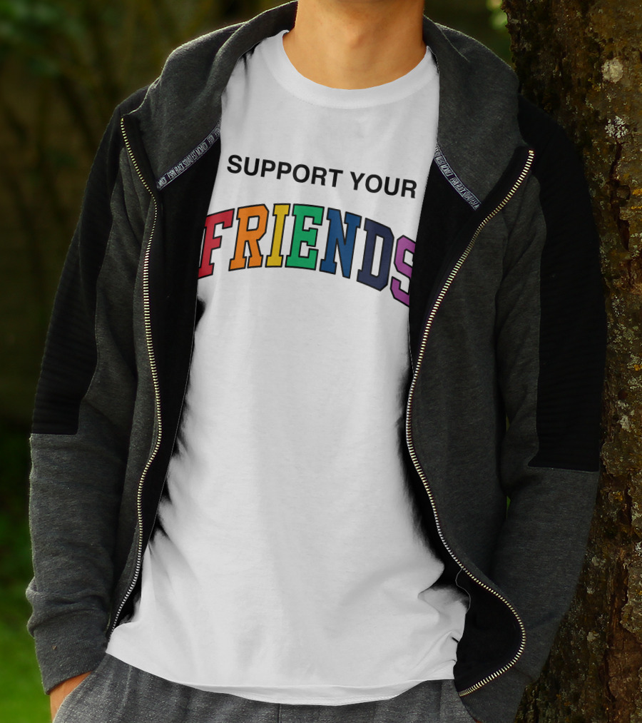 Kids Of Immigrants Store Support Your Friends T-Shirt
