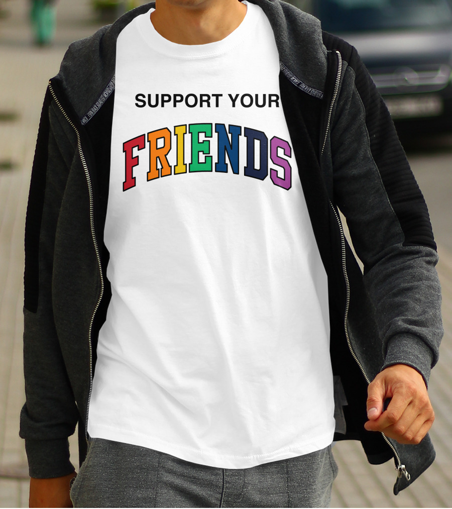 Kids Of Immigrants Store Support Your Friends T-Shirt