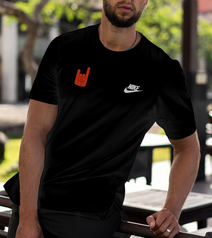 Jordan Whittington Hook 'Em Logo And Hand Gesture T-Shirt