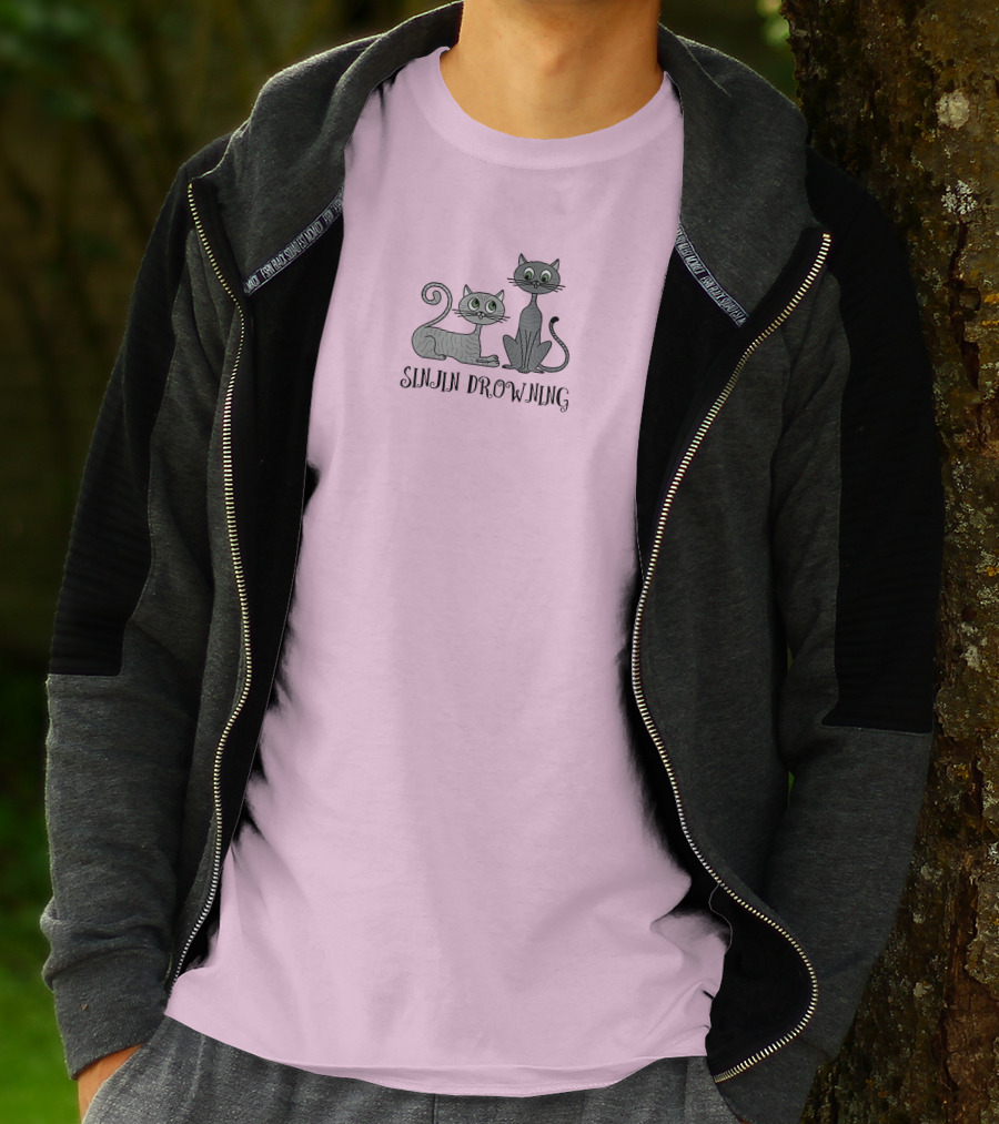 Sinjin Drowning Cats Beck And Jade T-Shirt