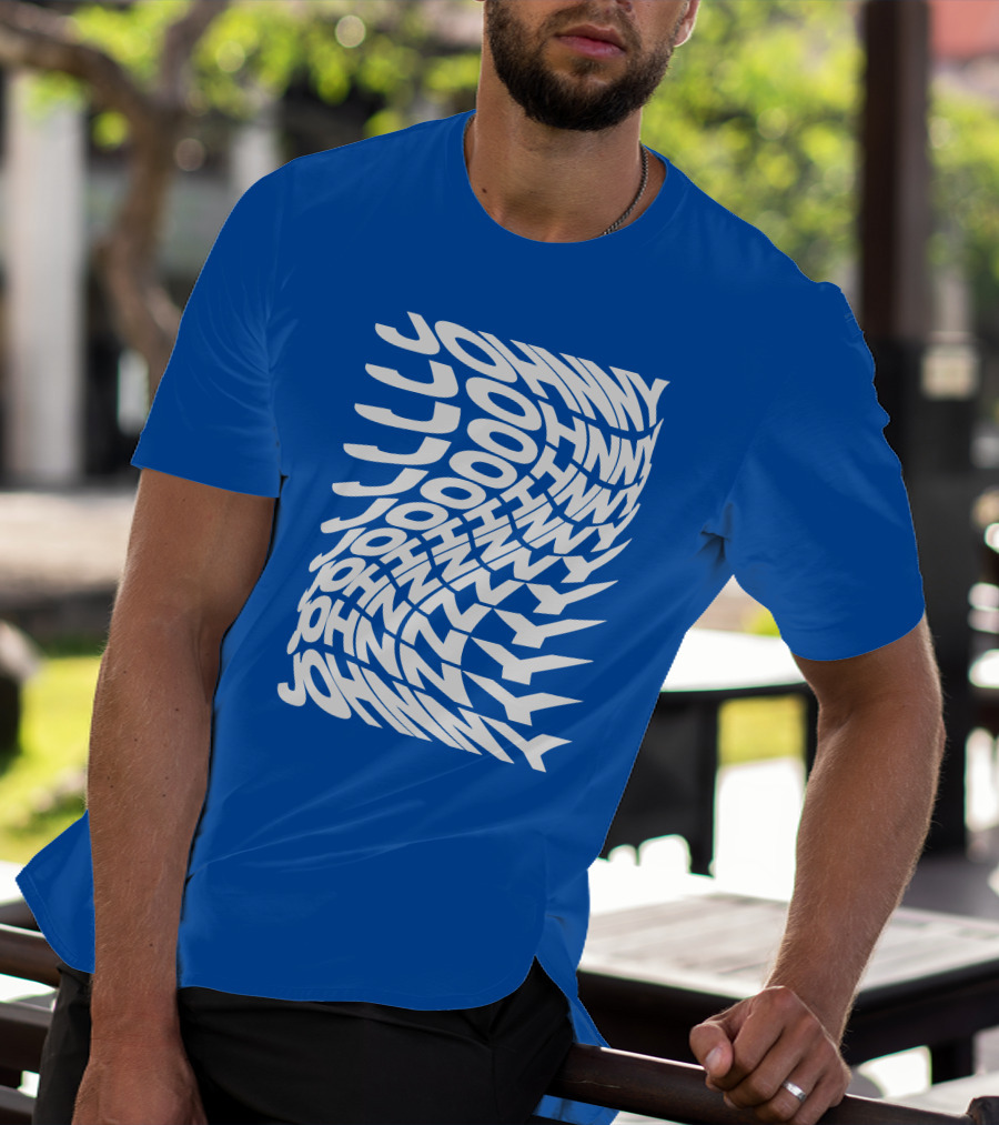 Johnny Orlando Johnny Optical Illusion Text T-Shirt