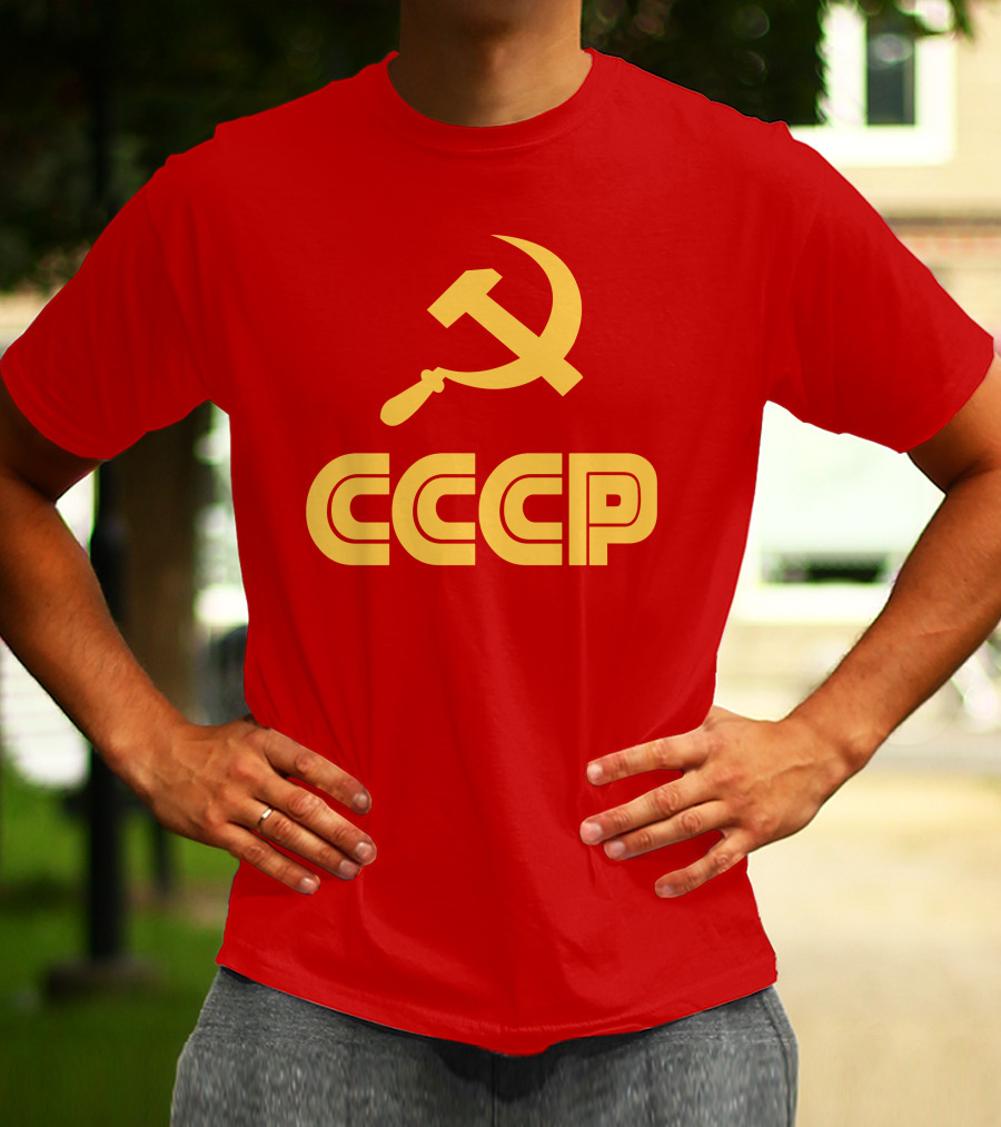 Schotthappens CCCP Soviet Hammer And Sickle Red T-Shirt