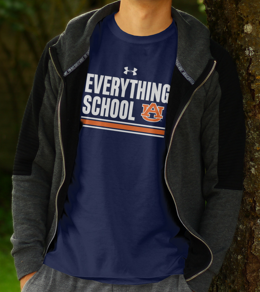 Auburn Football Everything School Under Armour AU T-Shirt