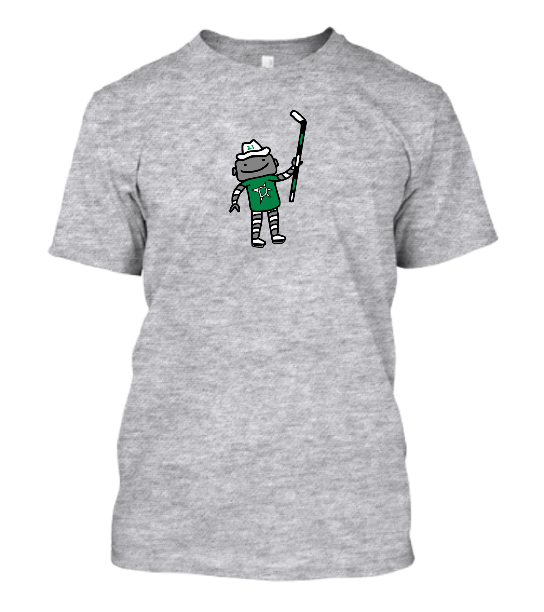 Dallas Stars 21 Otter Hockey Character Green Jersey T-Shirt