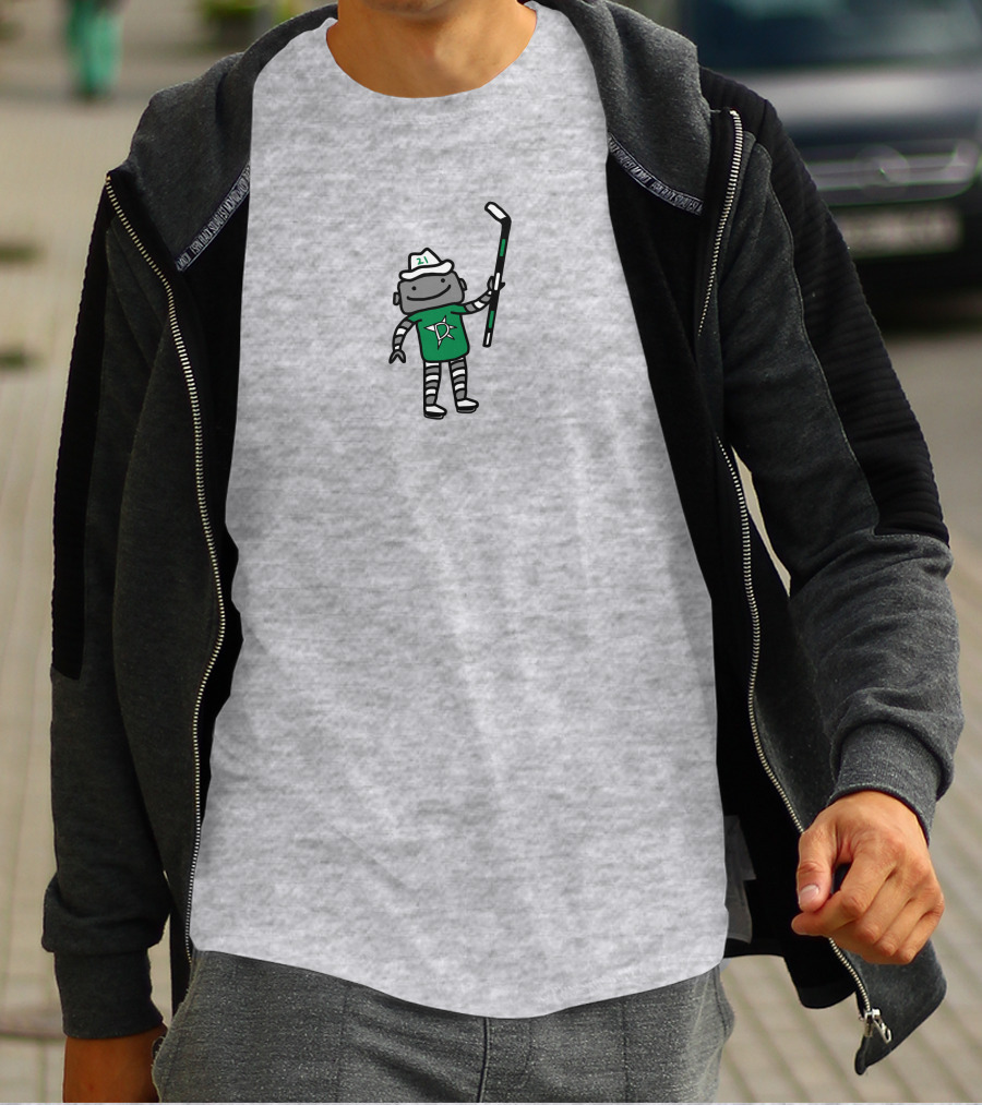 Dallas Stars 21 Otter Hockey Character Green Jersey T-Shirt