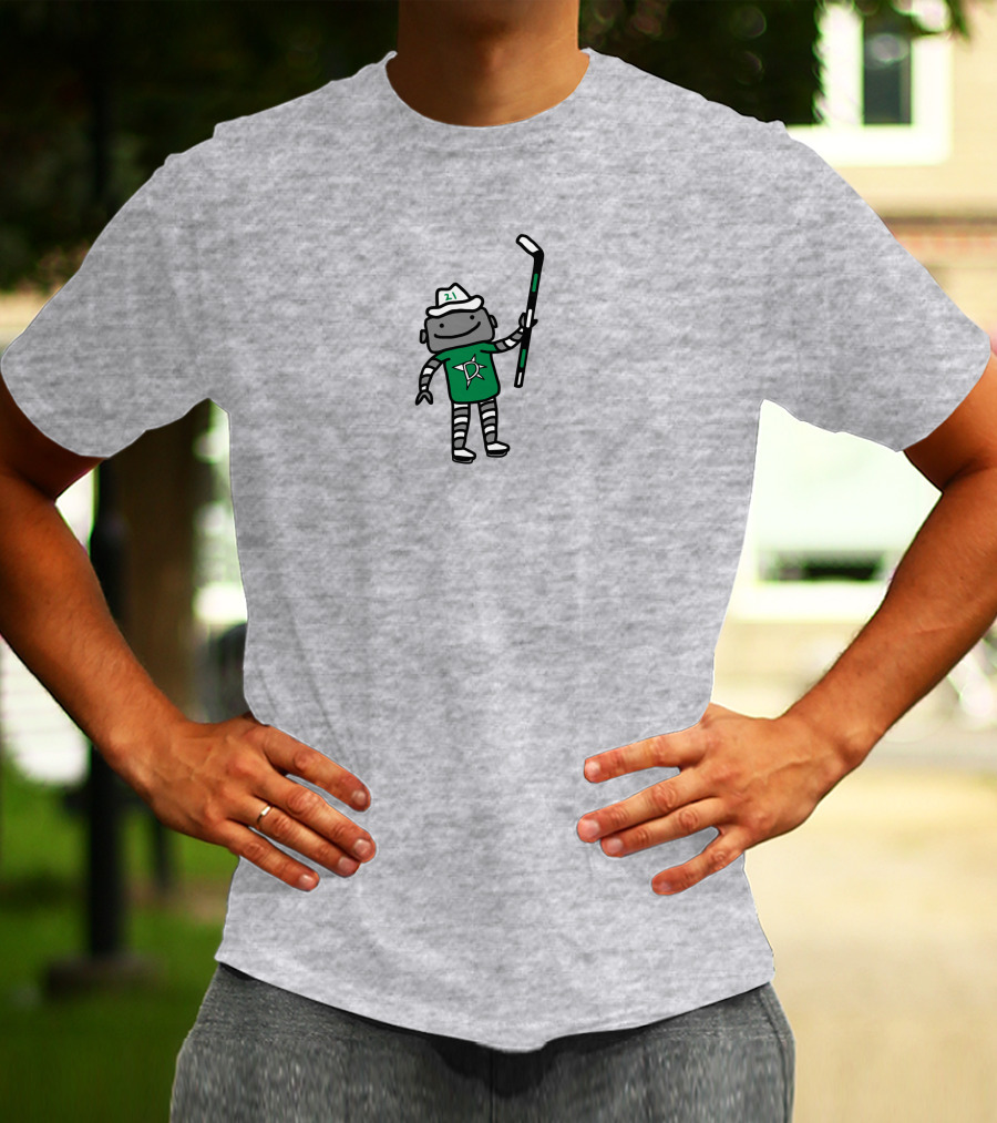 Dallas Stars 21 Otter Hockey Character Green Jersey T-Shirt