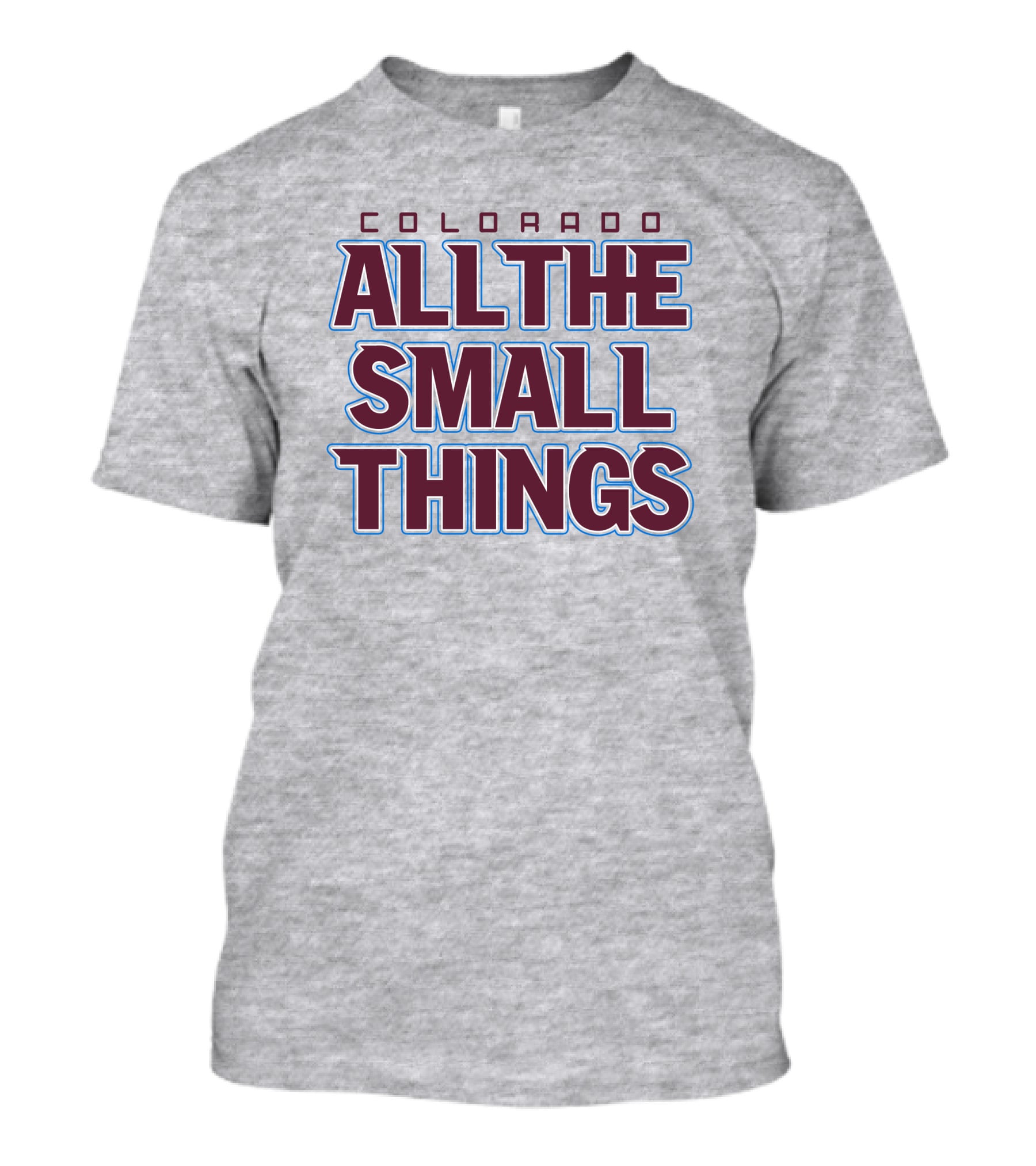 Colorado Hockey All The Small Things Retro T-Shirt
