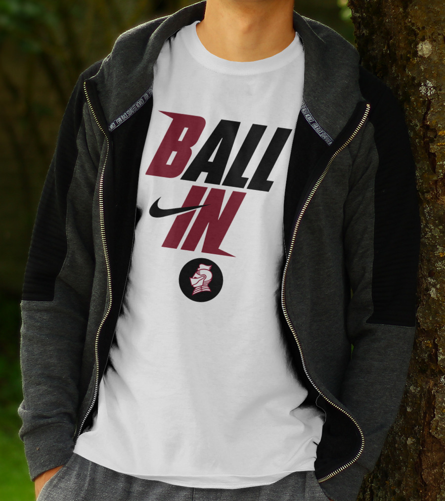 Ball In Bellarmine University Football Knight T-Shirt