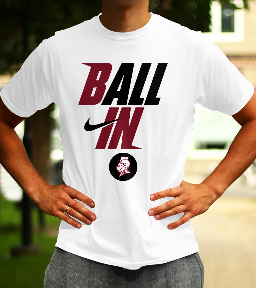 Ball In Bellarmine University Football Knight T-Shirt