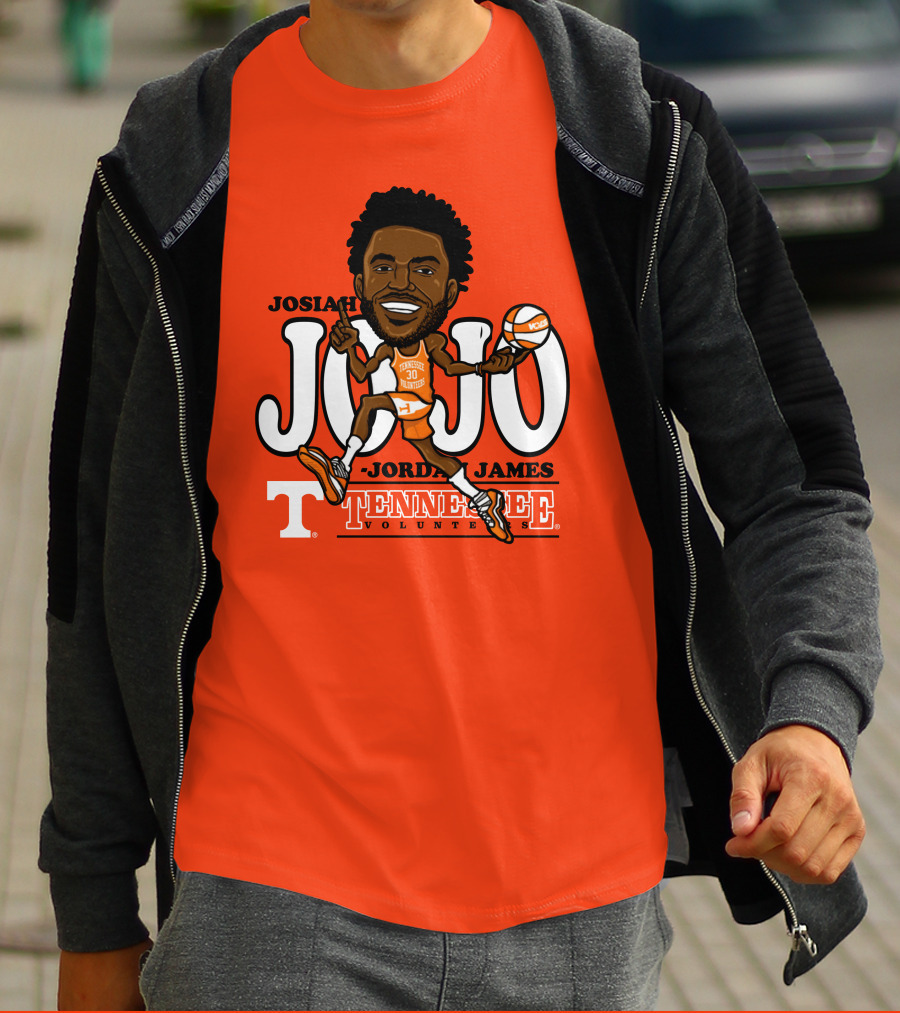 Josiah Jordan James JoJo Tennessee Volunteers Basketball T-Shirt