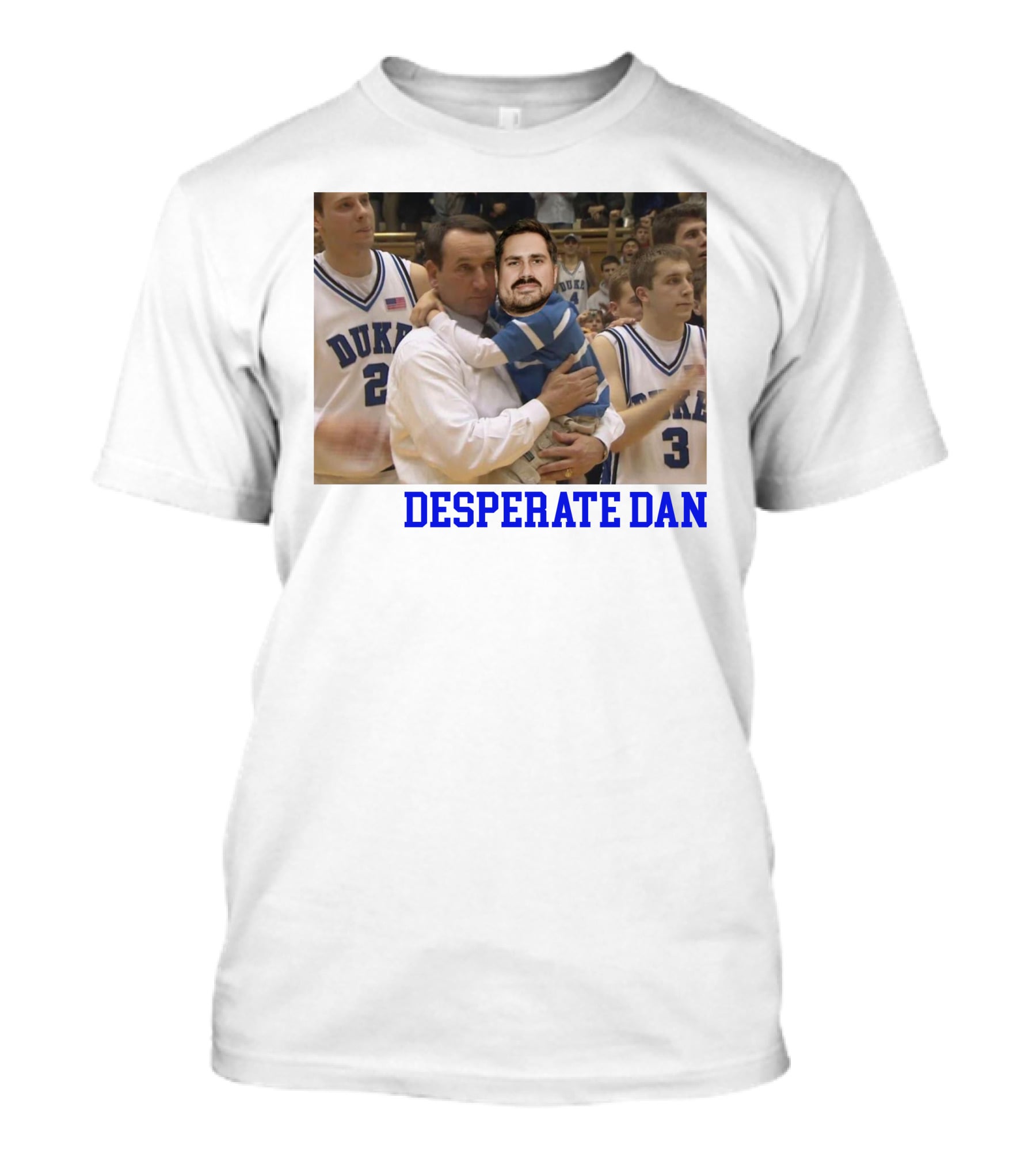 Desperate Dan Duke Basketball Marty Mush T-Shirt