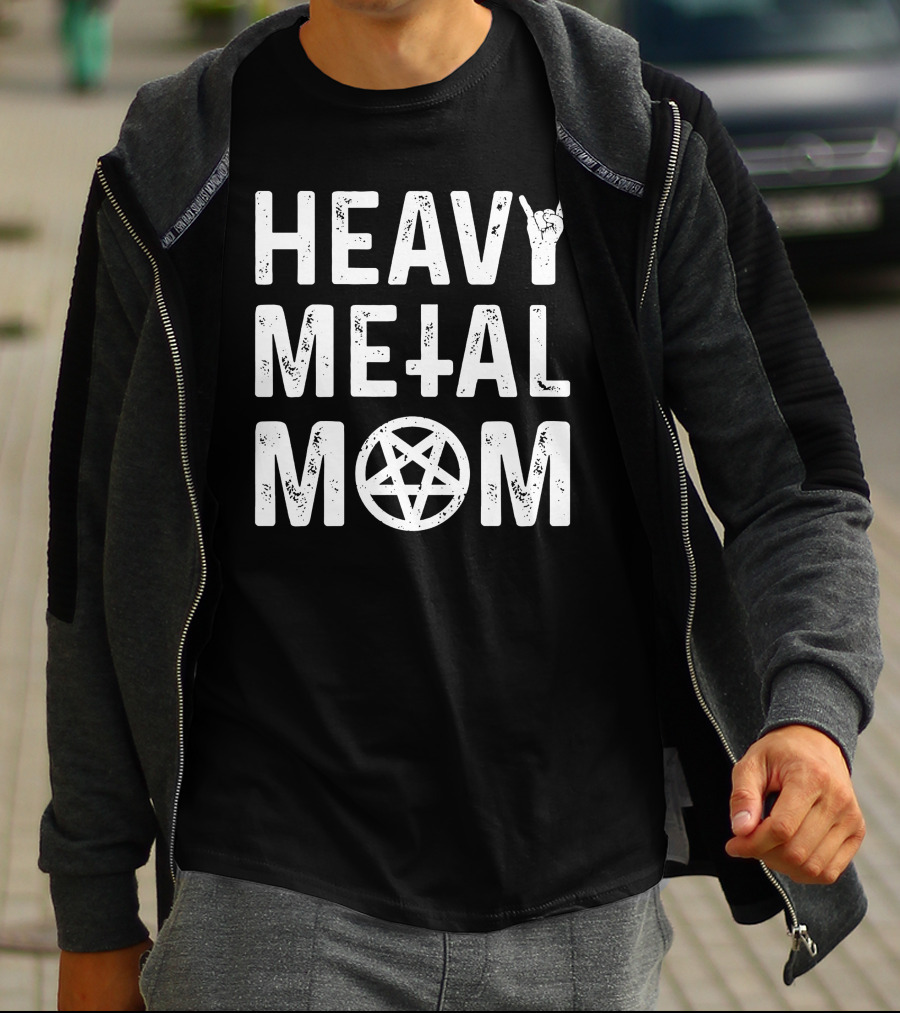 CassThomps13 Heavy Metal Mom Pentagram Hand T-Shirt