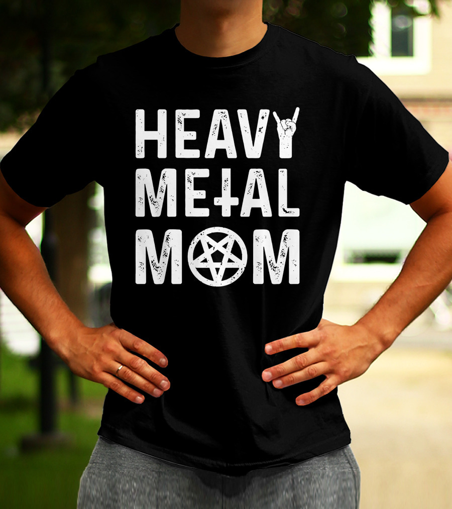 CassThomps13 Heavy Metal Mom Pentagram Hand T-Shirt