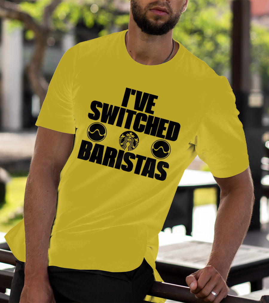 I've Switched Baristas Starbucks Pringles T-Shirt