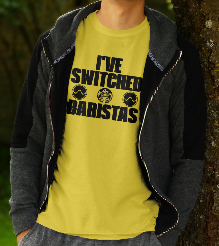 I've Switched Baristas Starbucks Pringles T-Shirt