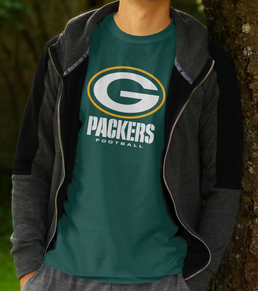 Green Bay Packers Football NFL Logo Packers Football T-Shirt