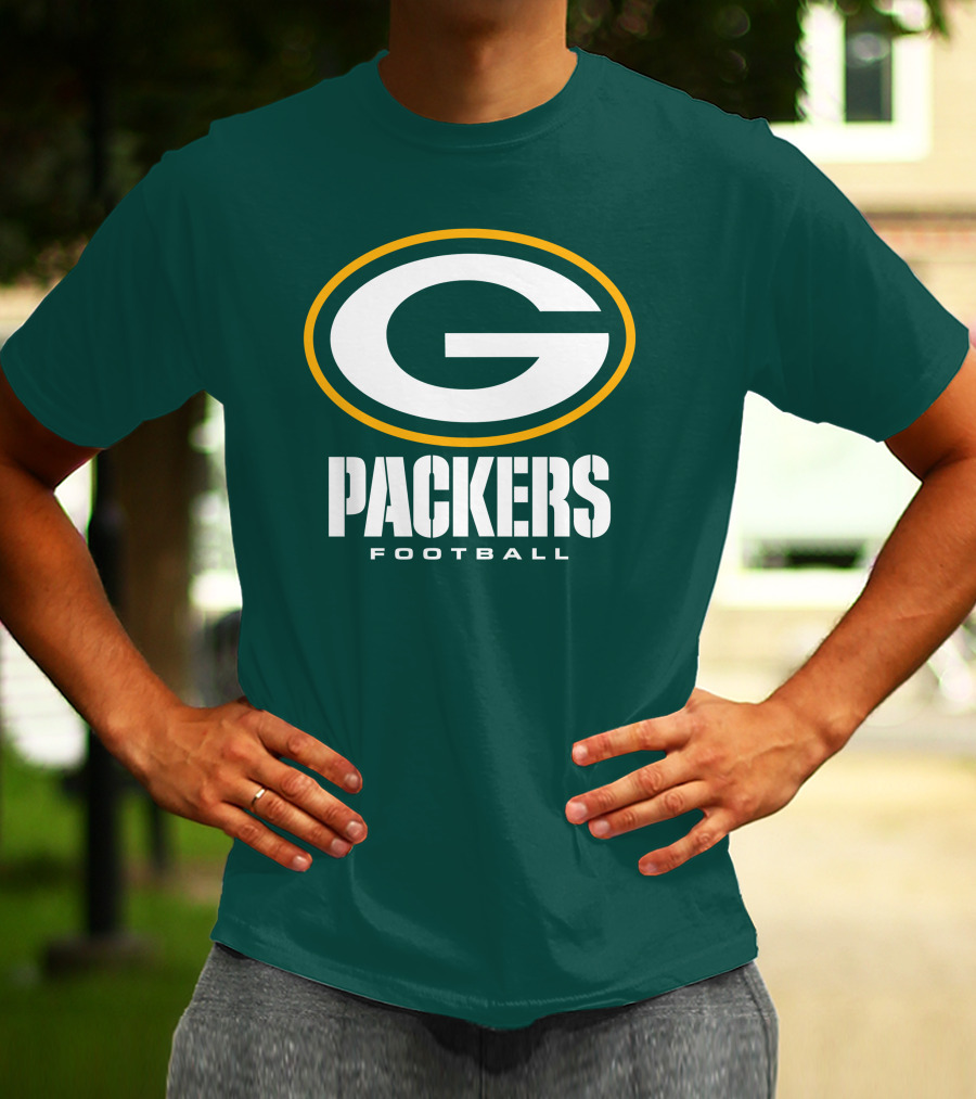 Green Bay Packers Football NFL Logo Packers Football T-Shirt