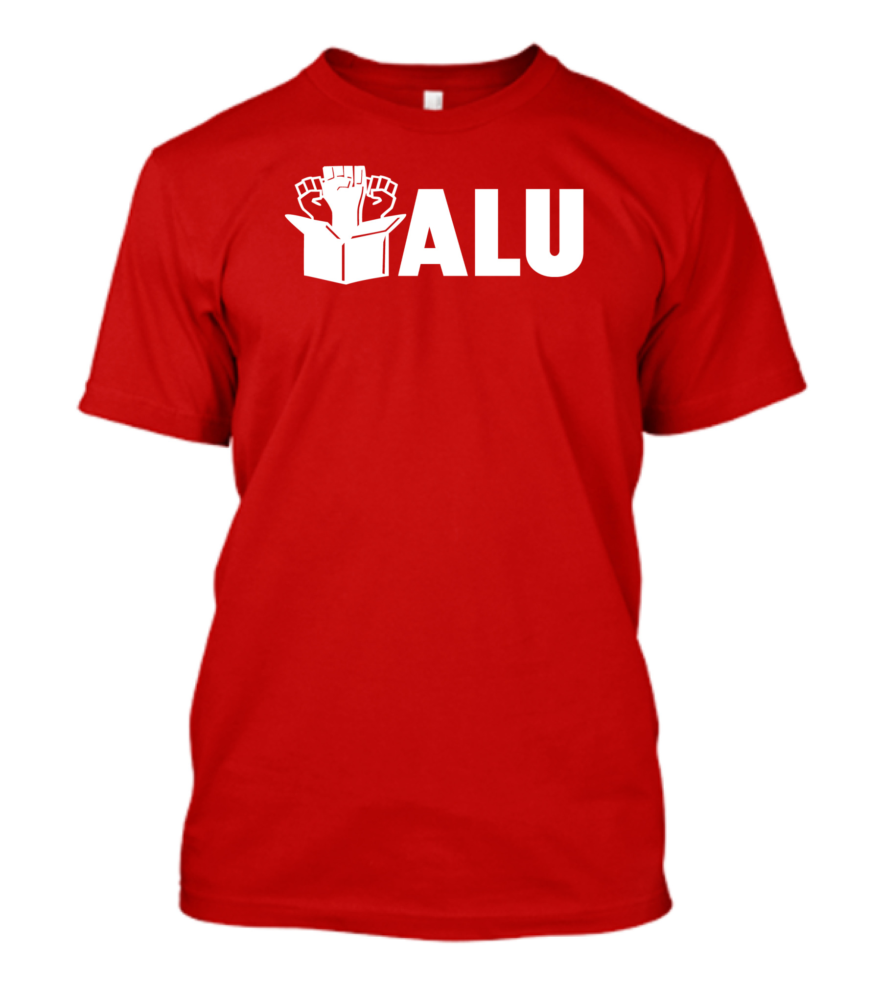 ALU Fist In Box Bold Red T-Shirt