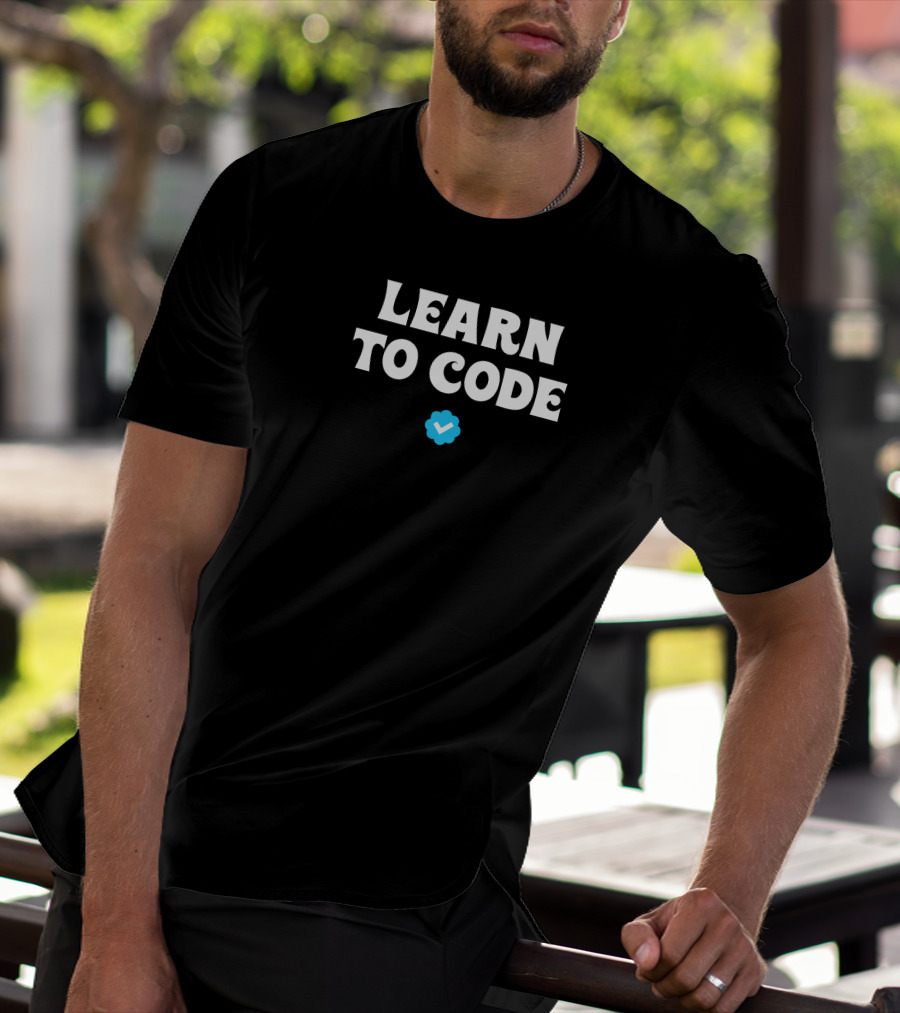Learn To Code Verified Checkmark T-Shirt
