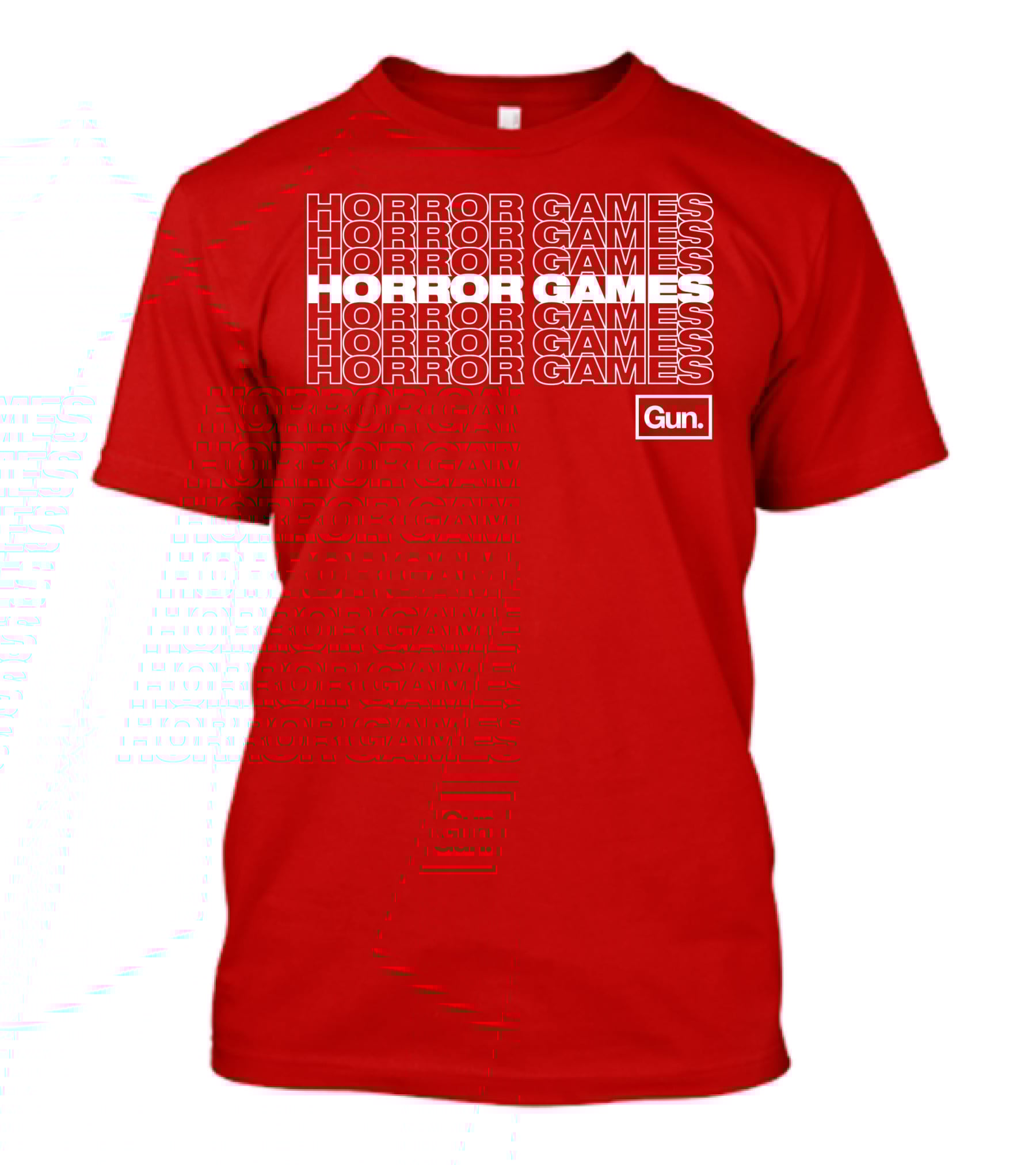 Horror Games Gun Merch T-Shirt
