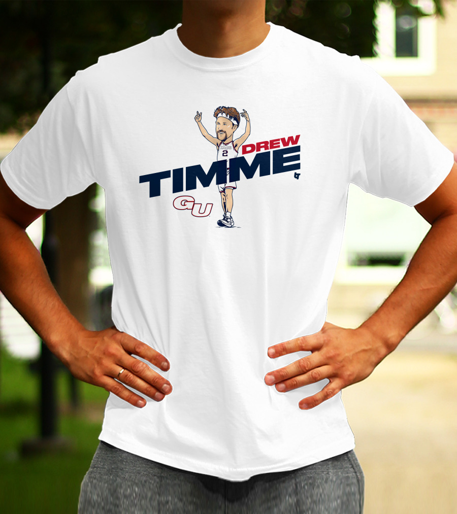 Drew Timme Gonzaga Basketball Caricature GU T-Shirt