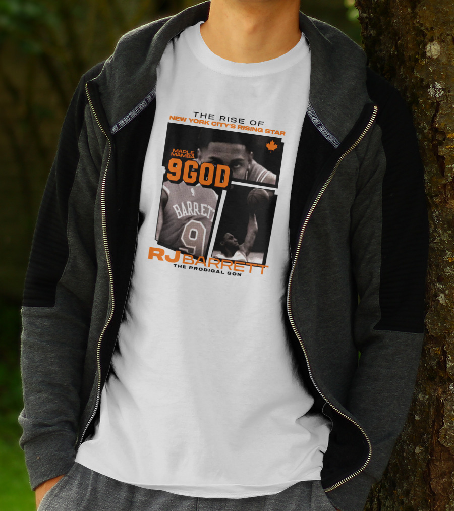 The Rise Of New York City's Rising Star Maple Mamba 9 God RJ Barrett The Prodigal Son T-Shirt