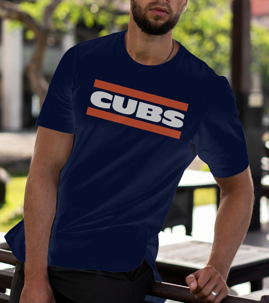 Obvious Cubs Vintage Style Navy Baseball Team Fan Gear T-Shirt