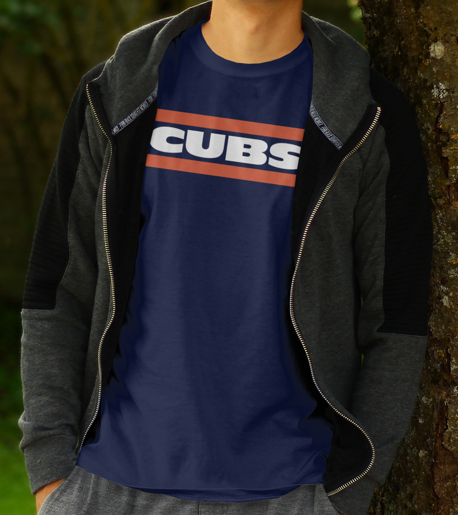 Obvious Cubs Vintage Style Navy Baseball Team Fan Gear T-Shirt