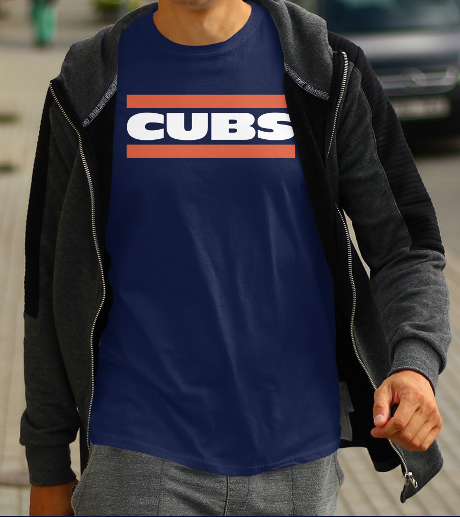 Obvious Cubs Vintage Style Navy Baseball Team Fan Gear T-Shirt