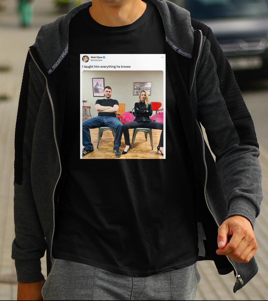 Nicki Clyne I Taught Him Everything He Knows Tweet Image T-Shirt