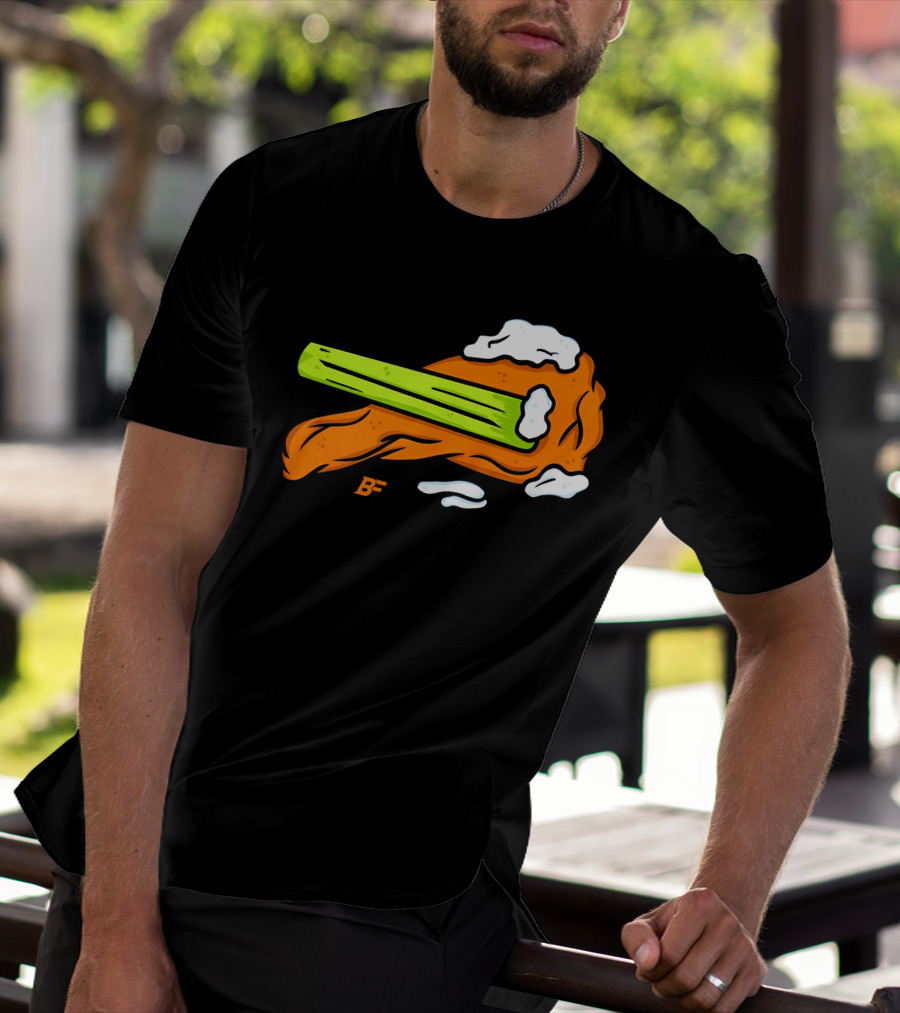 Buffalo Fanatics Wingsup Chicken Wing Celery #Wingsup T-Shirt