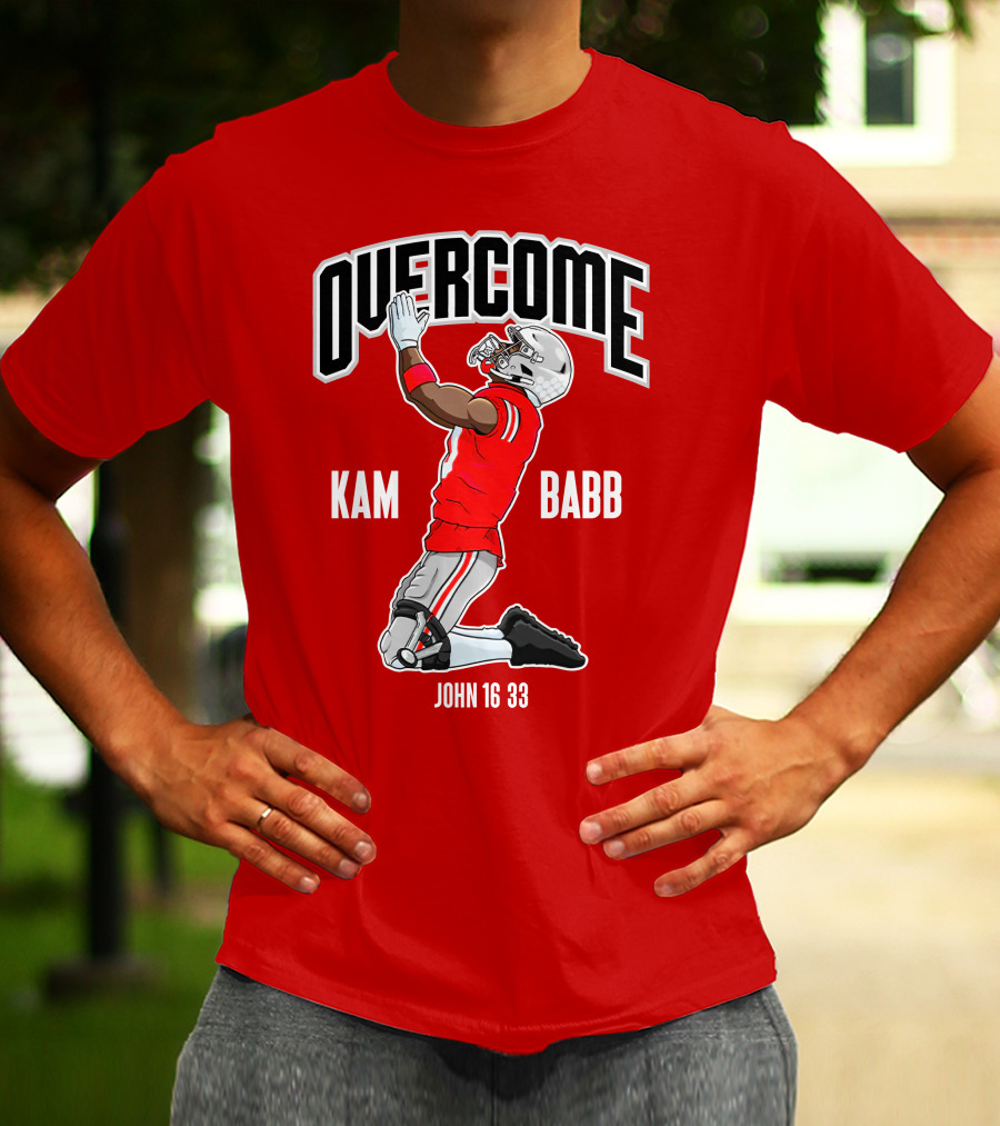 OVERCOME Kam Babb John 16 33 T-Shirt