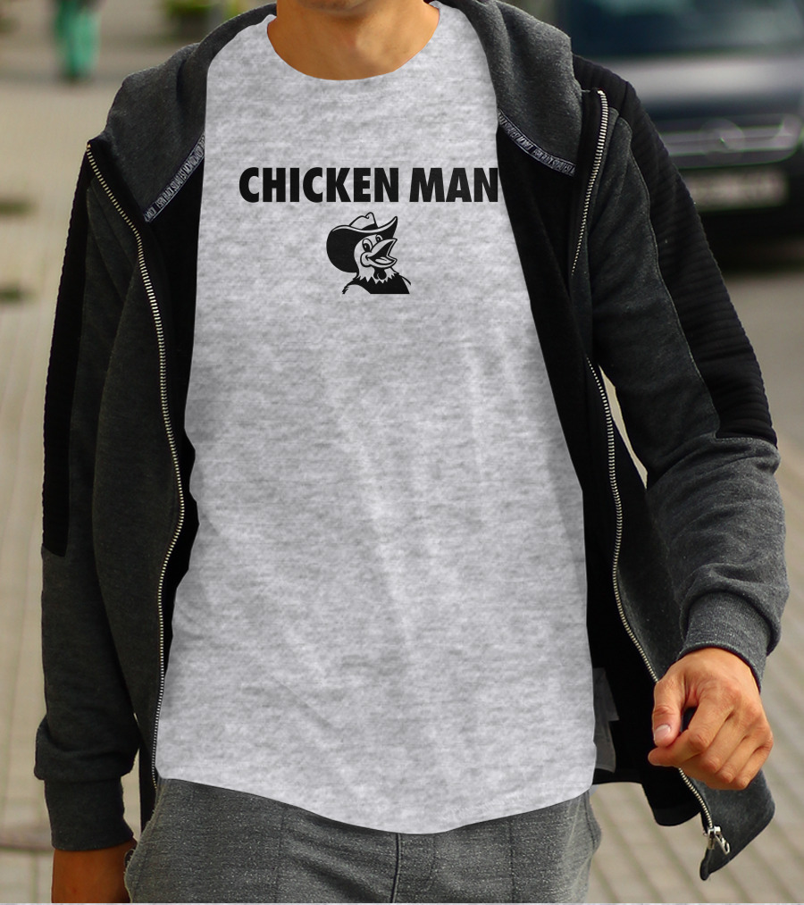 CHICKEN MAN Tydebo24 Cowboy Hat Rooster T-Shirt