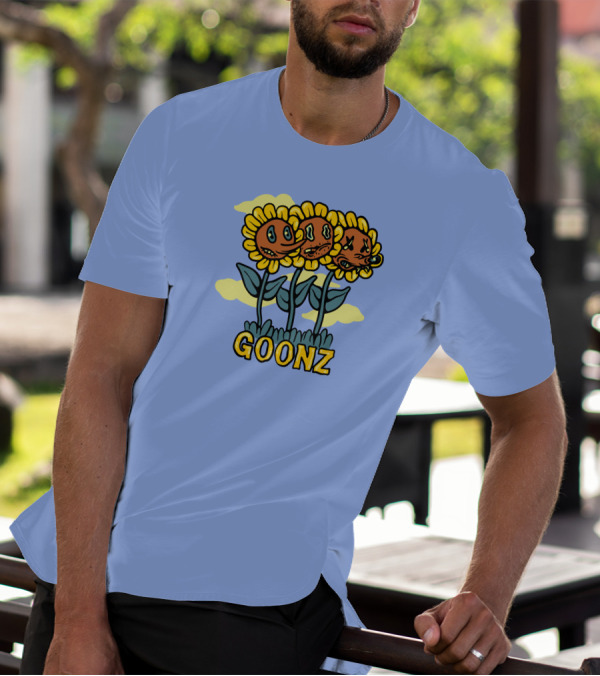 Cryptoon Goonz Flower Goonz Sunflower Faces T-Shirt