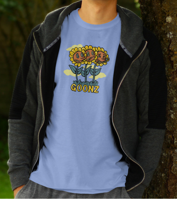 Cryptoon Goonz Flower Goonz Sunflower Faces T-Shirt