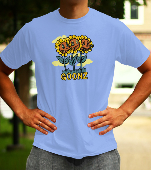 Cryptoon Goonz Flower Goonz Sunflower Faces T-Shirt