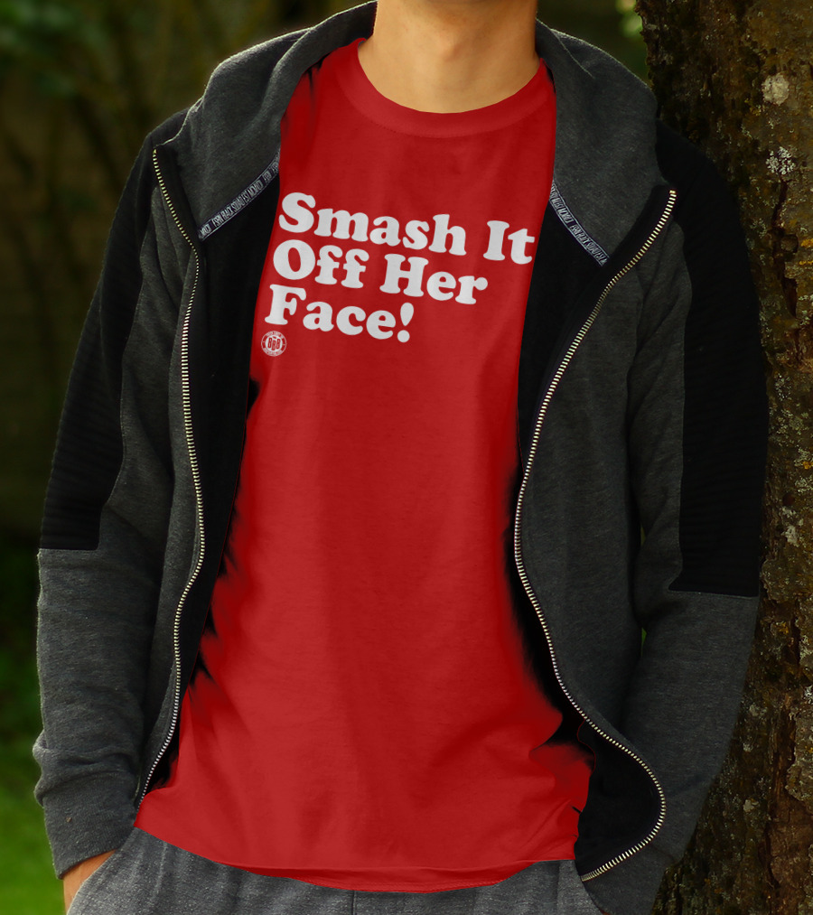 Triple B Smash It Off Her Face Red T-Shirt