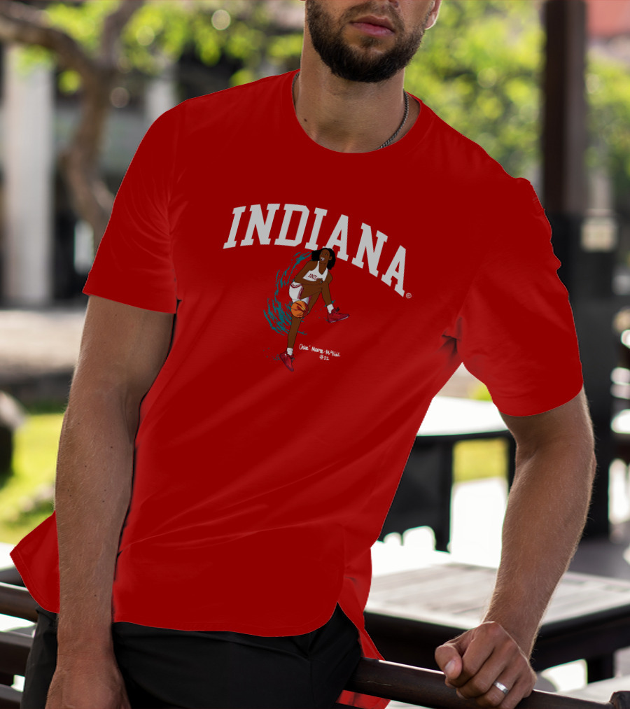 Indiana Basketball Chloe Moore-McNeil #11 T-Shirt