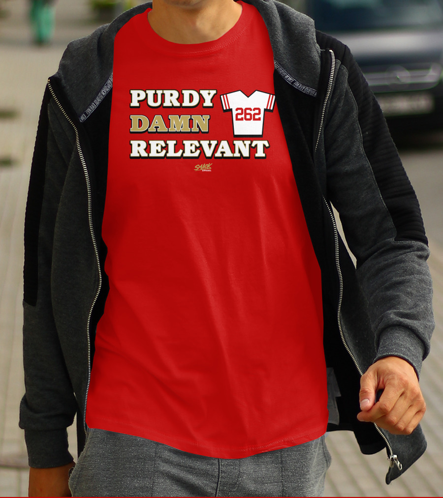 Purdy Damn Relevant 262 Football Jersey T-Shirt