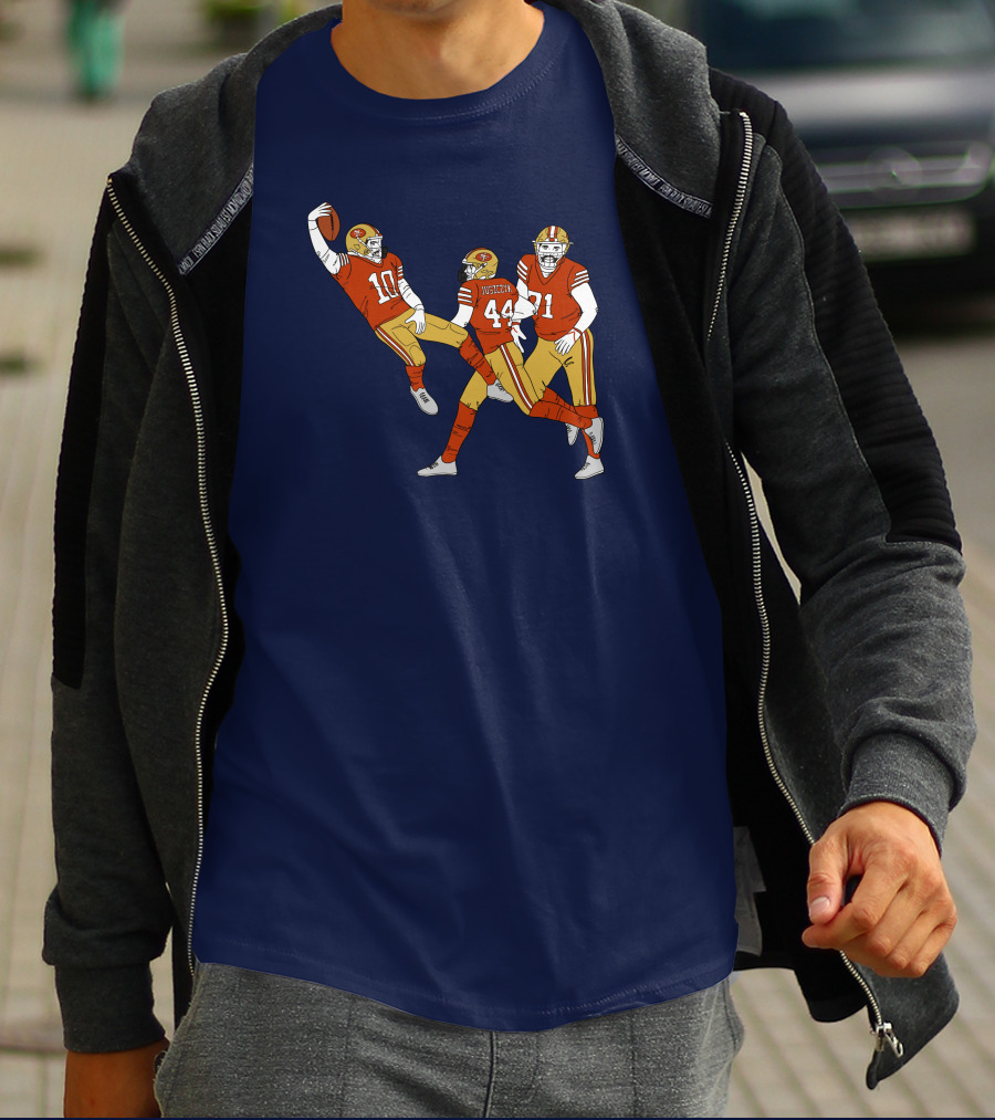 San Francisco Football Trio Marshawn Jimmy 49ers Team T-Shirt