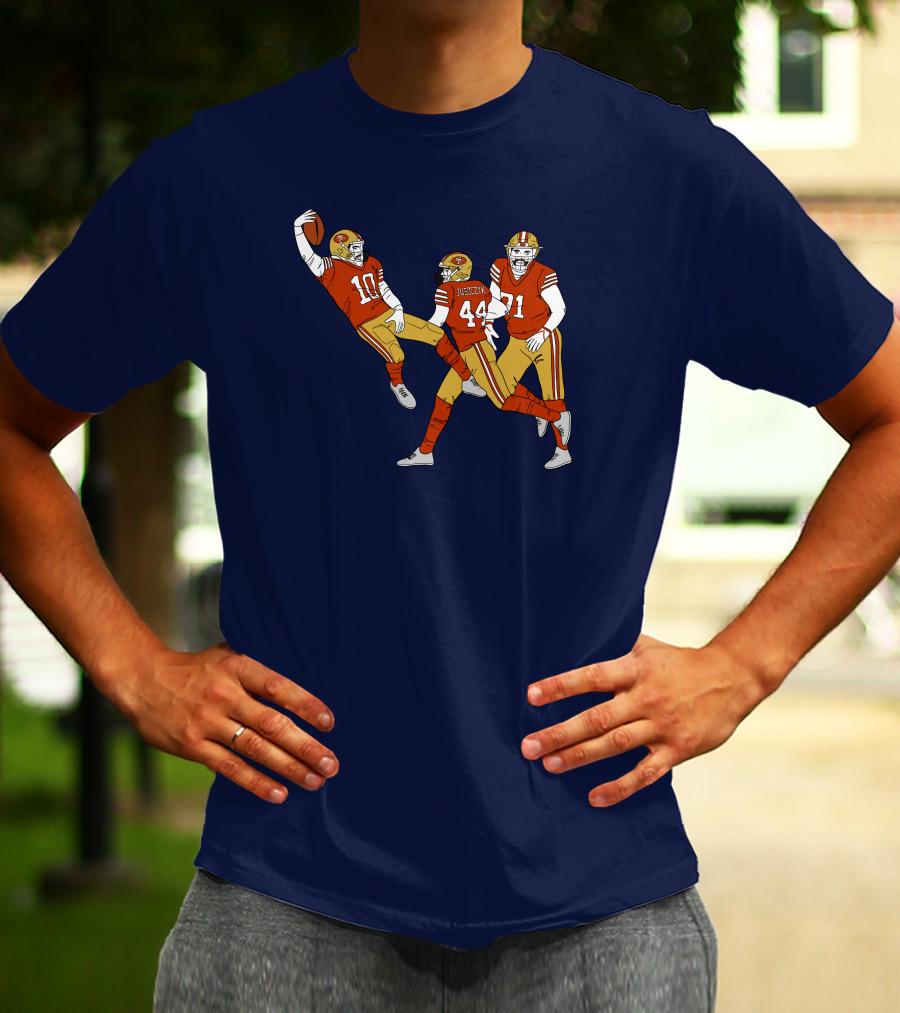 San Francisco Football Trio Marshawn Jimmy 49ers Team T-Shirt