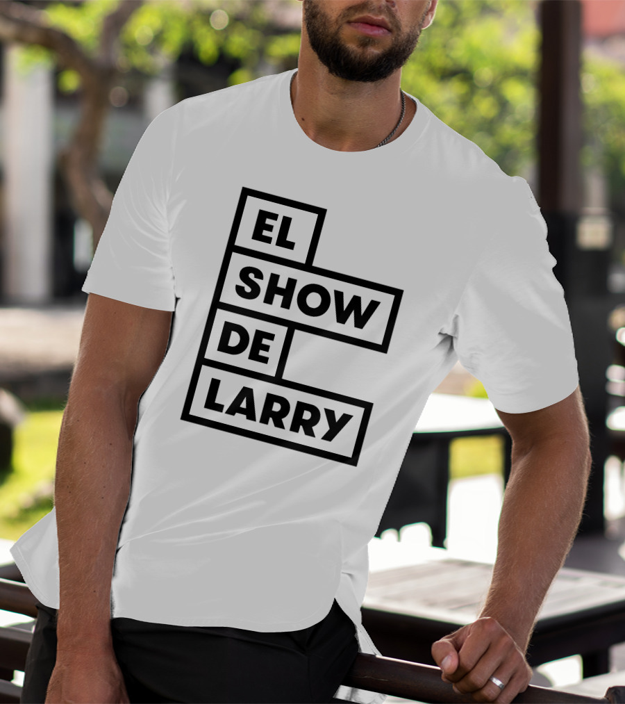 El Show De Larry Retro Block Lettering T-Shirt