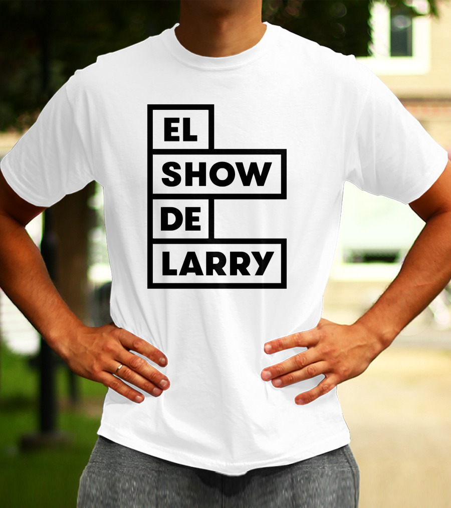 El Show De Larry Retro Block Lettering T-Shirt