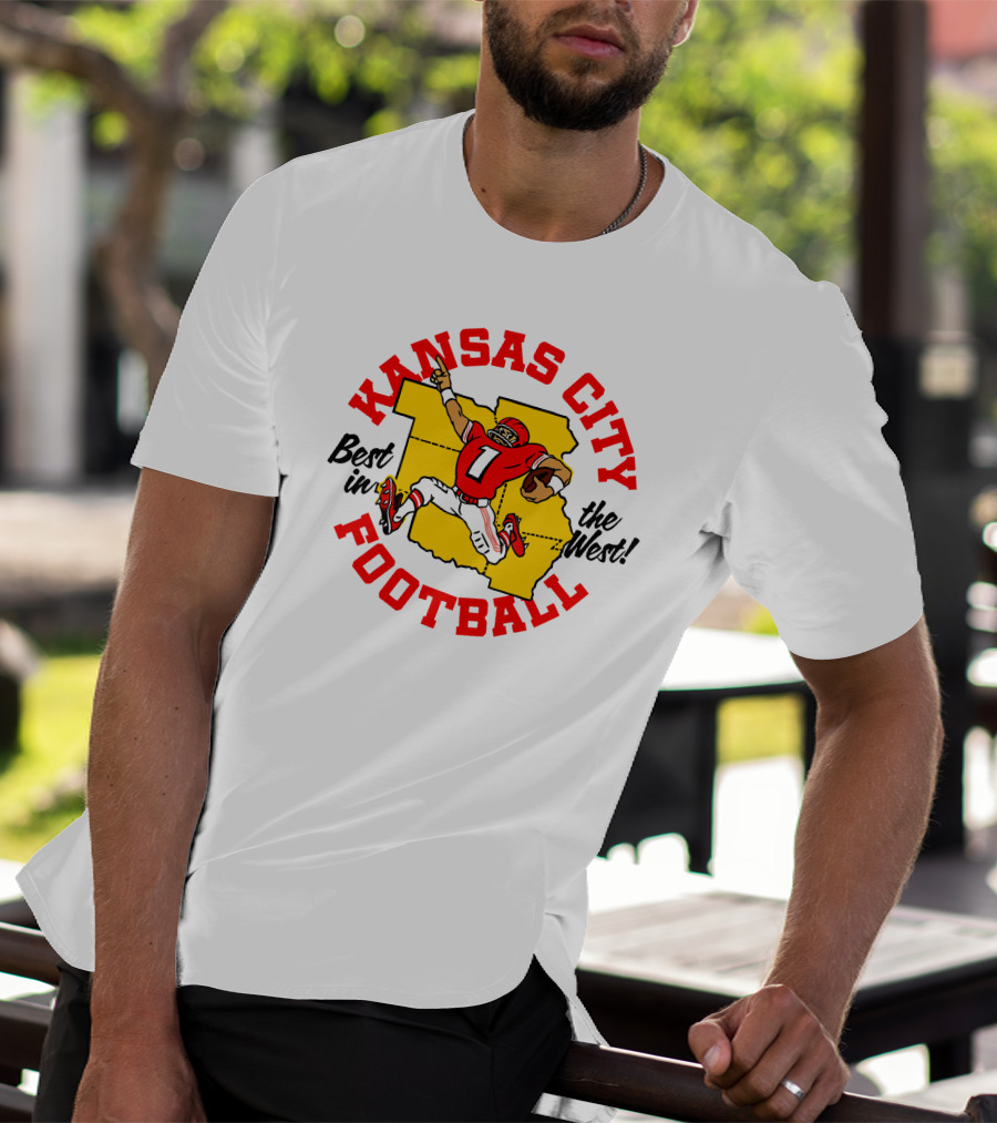 Kansas City Football Best In The West T-Shirt
