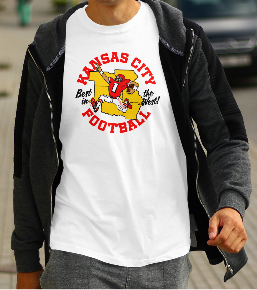 Kansas City Football Best In The West T-Shirt